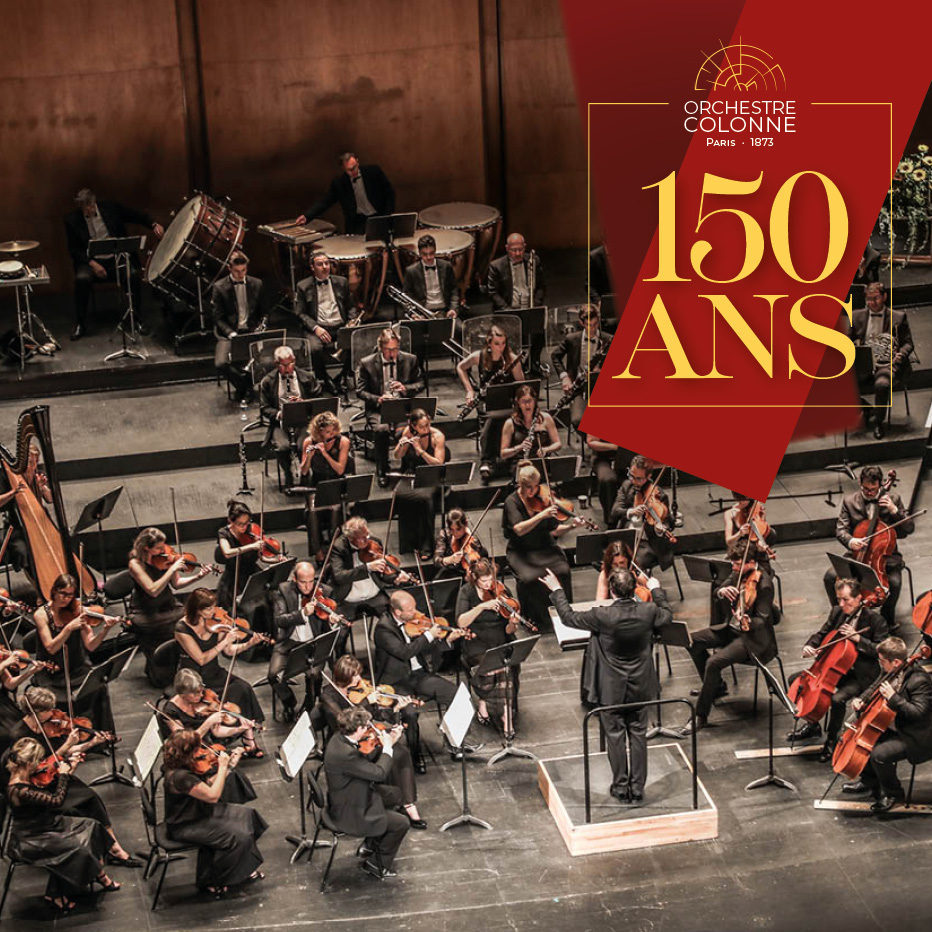 Bannière carrée pour le concert symphonique Concert Anniversaire 150 ans du 28/04/2024