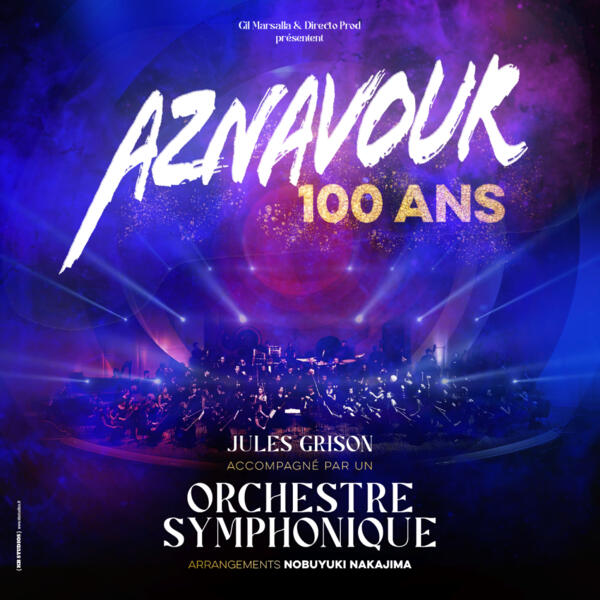 Affiche Aznavour Symphonique