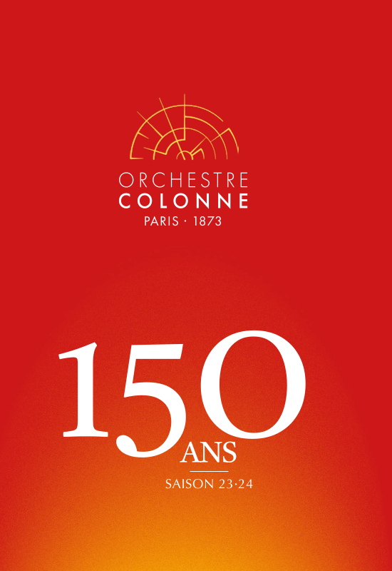 Visuel saison 2023/24 150 ans Orchestre Colonne